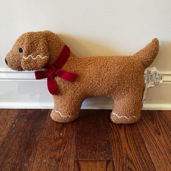 NEW 2 Target Bullseye Gingerbread Dog Pillow Christmas Cottage Core Holiday 2025 - Picture 8 of 16